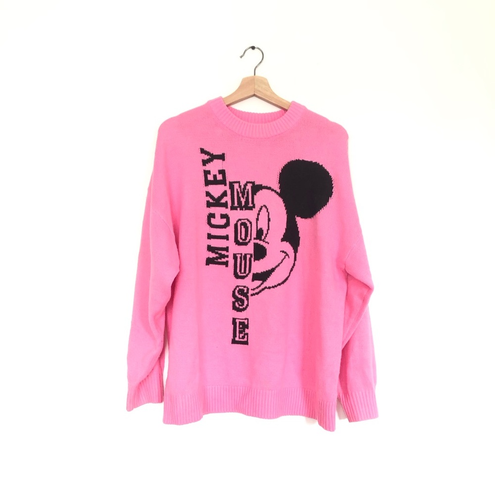 Mickey Mouse Pink Sweater H&M